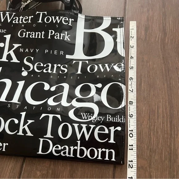 PVC Vinyl Jay Joshua Chicago Tote Bag with Tags; Never Used - Picture 9 of 10